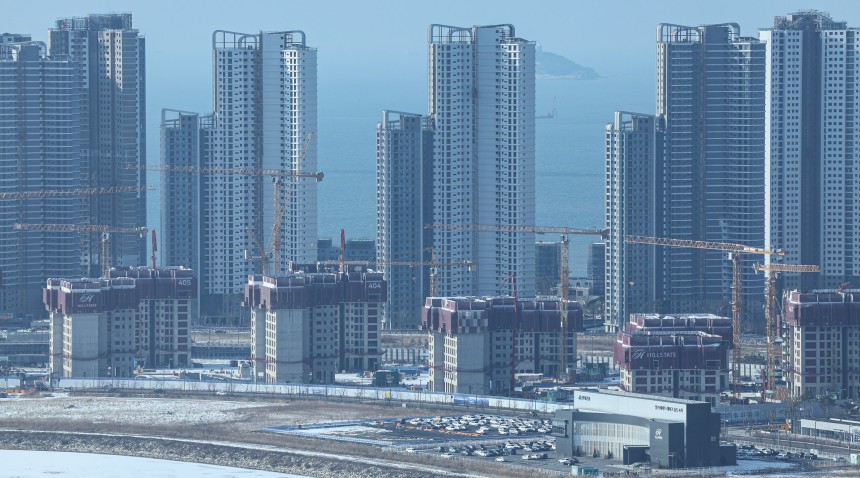 경기도 신축아파트 공사현장의 모습. /뉴스1