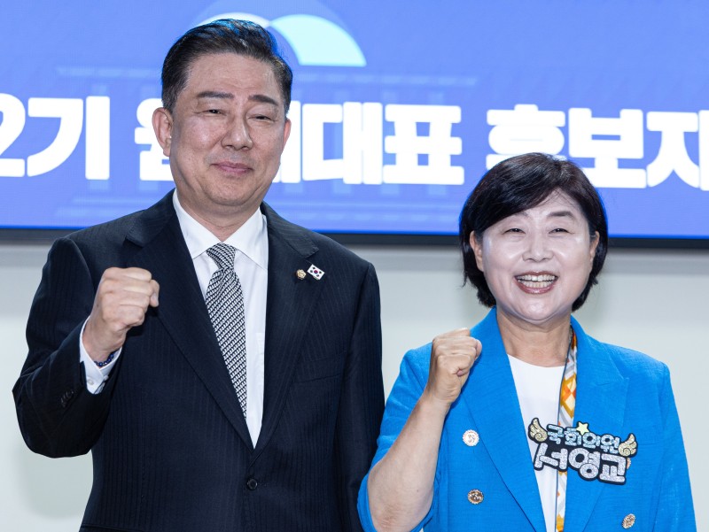 네거티브 없네… <b>민주당</b> 원내대표 후보 ‘<b>내란 종식</b>’ 한목소리