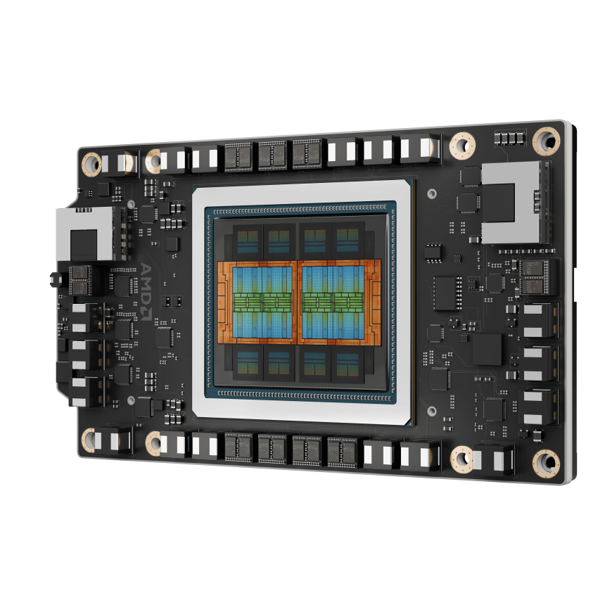 AMD의 차세대 AI 가속기 ‘MI350’. /AMD 제공