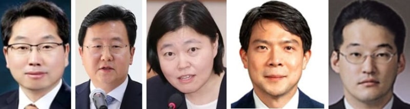 대검 차장 노만석·<b>중앙지검장</b> <b>정진우</b>·법무부 검찰국장 성상헌