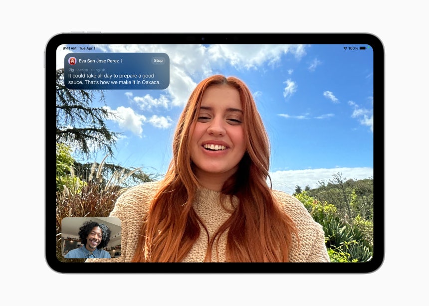 애플 영상통화 서비스 ‘페이스타임’(Facetime) 소개 이미지./애플 제공