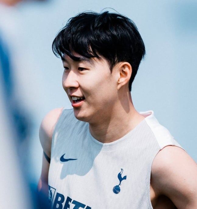 <b>손흥민</b>·양민혁, 나란히 <b>토트넘 훈련</b> 나서