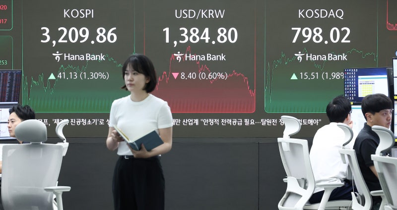 [마켓뷰] 美 금리 인하 기대에 코스피 3200선 회복… <b>한미 정상회담</b> ‘주...