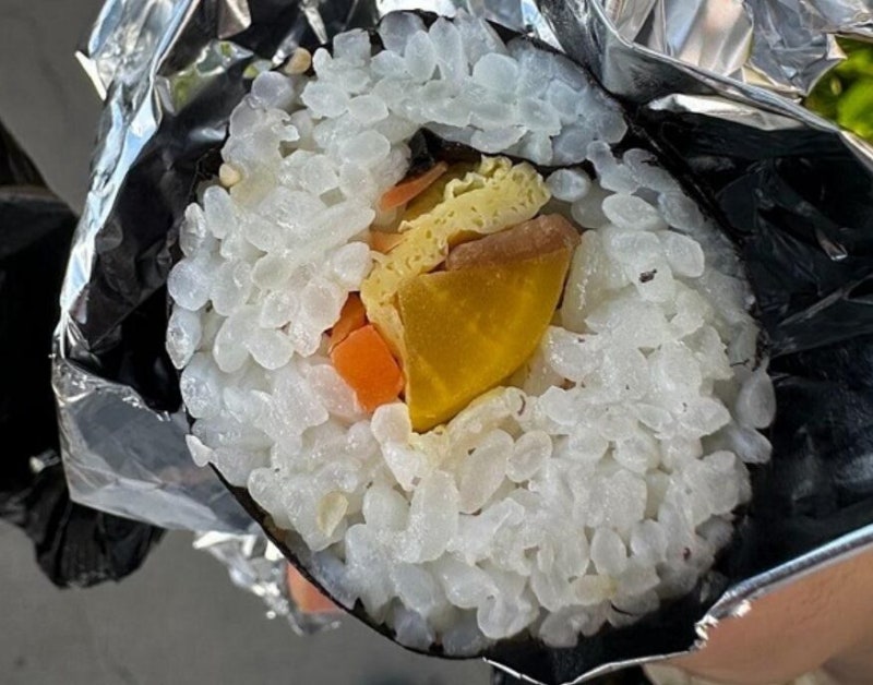 <b>제주 축제</b>장서 판매된 한줄 4000원 <b>김밥</b> <b>바가지</b> 논란