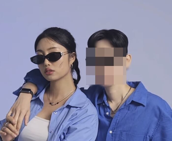 '강철부대W'에 출연했던 곽선희(왼쪽)과 그의 연인./곽선희 SNS 캡처