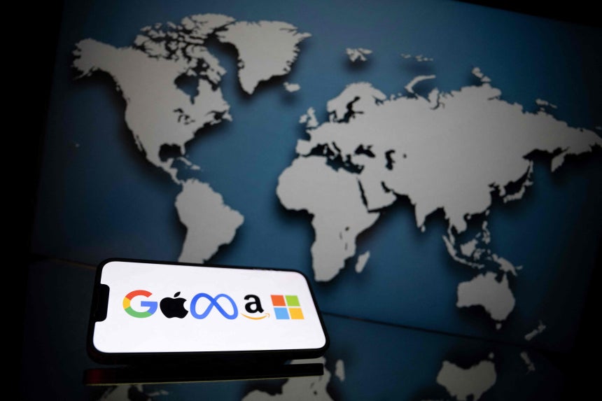 구글,애플,메타,아마존,마이크로소프트 로고./AFP=연합뉴스