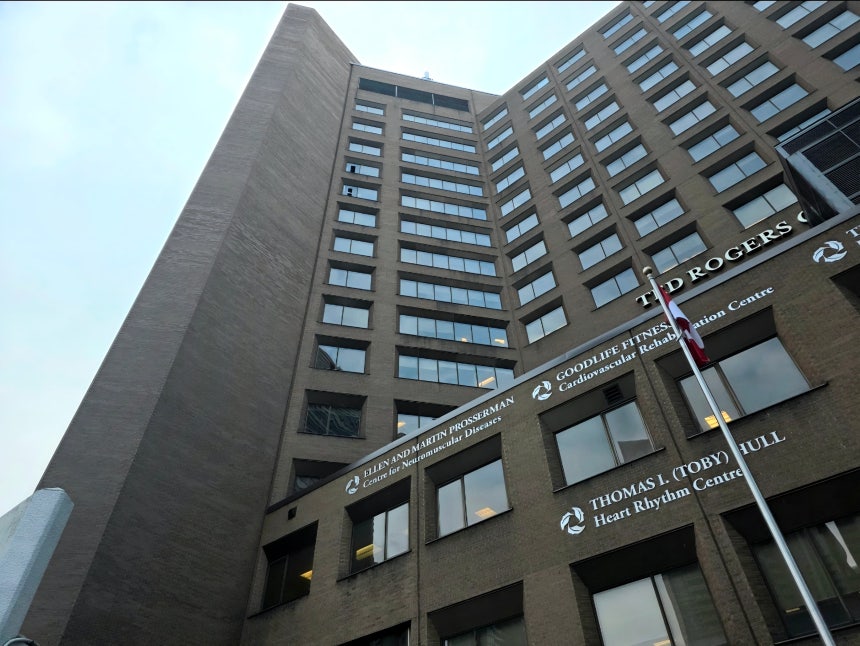 지난달 27일(현지 시각) 캐나다토론토 종합병원.이 병원에서는 노인 정신과 환자가 비대면으로 진료를 볼 수 있다./보건복지부 공동기자단