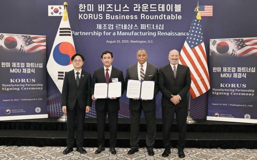 김정관 산업통상자원부 장관,최윤범 고려아연 회장,<a href=