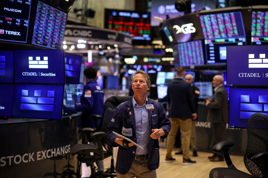  뉴욕증권거래소(NYSE)의 모습./로이터 연합뉴스