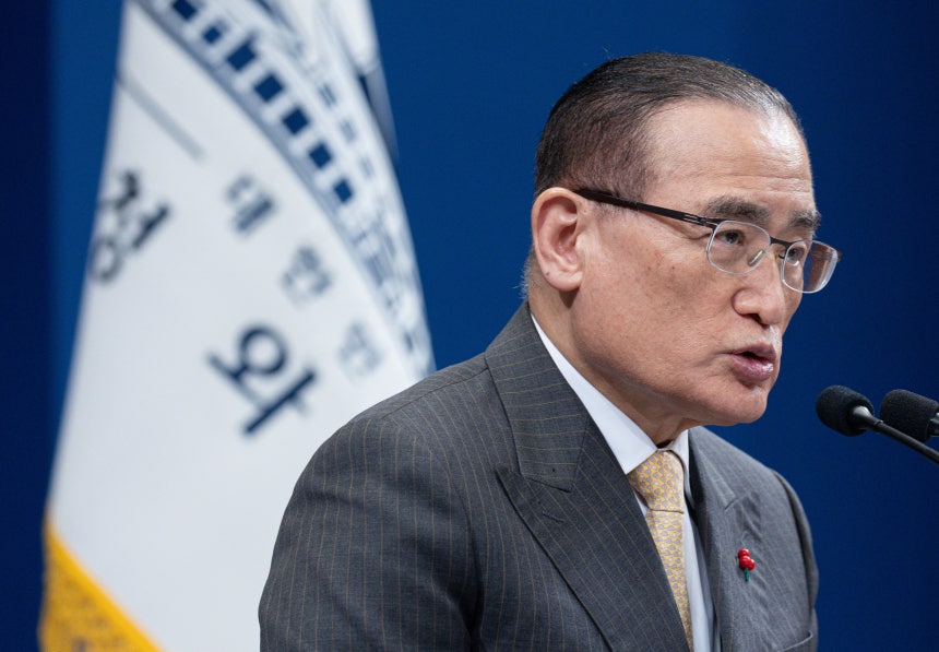 위성락 국가안보실장이 2일 춘추관에서 이재명 대통령의 국빈 방중 일정 관련 브리핑을 하고 있다./뉴스1