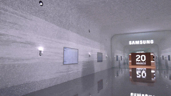 미국 라스베이거스 윈 호텔에 마련된 삼성전자의 CES 2026 전시관./삼성전자 제공