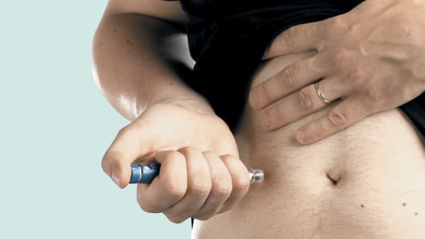 주사제 위고비를 맞는 환자 모습./조선일보 DB