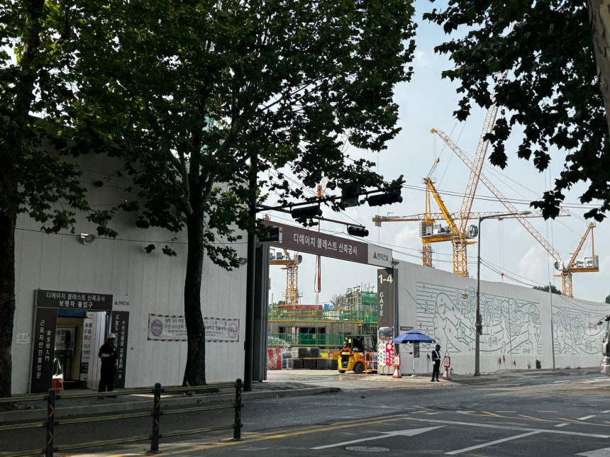 서울 서초구 반포동 디에이치 클래스트 아파트 신축 현장./박지윤 기자