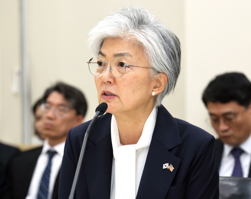 주미대사관 “<b>강경화</b> ‘DMZ 지뢰 <b>발언</b>’은 정전협정 위반 강조 취지”