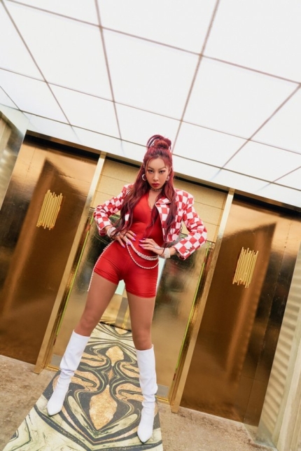 Photo of Jessi from the MV of 'What Type Of X' which garnered 10 million YouTube views