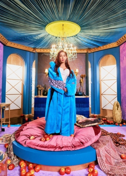 Photo of Jessi from the MV of 'What Type Of X' which achieved 10 million views on YouTube
