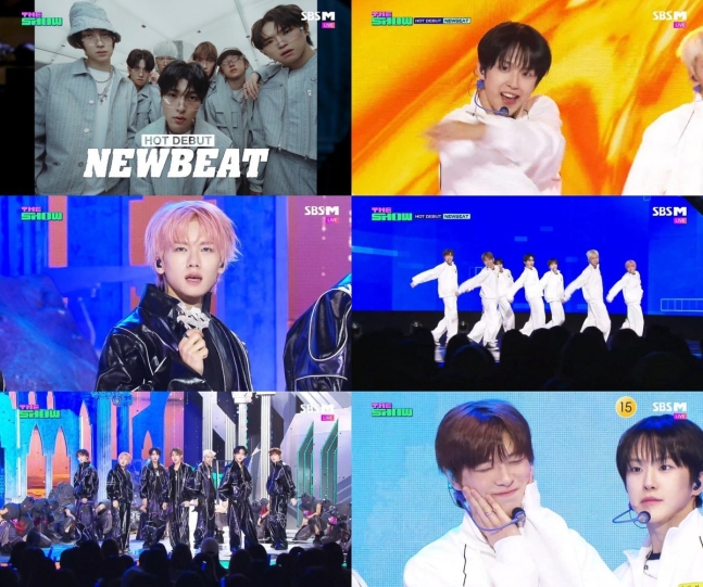 뉴비트, 데뷔 ‘더쇼’ 무대 찢었다…'타이틀곡X힘순찐'