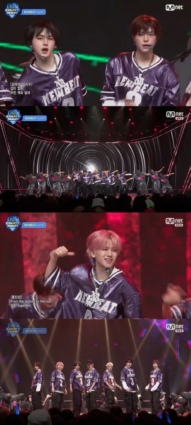 뉴비트, 보법이 다른 라이브 무대 (엠카) | 인스티즈