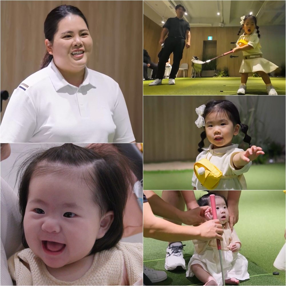 ‘<b>골프</b> 여제’ <b>박인비</b> 180일된 둘째 딸까지 ‘<b>골프 신동</b>’