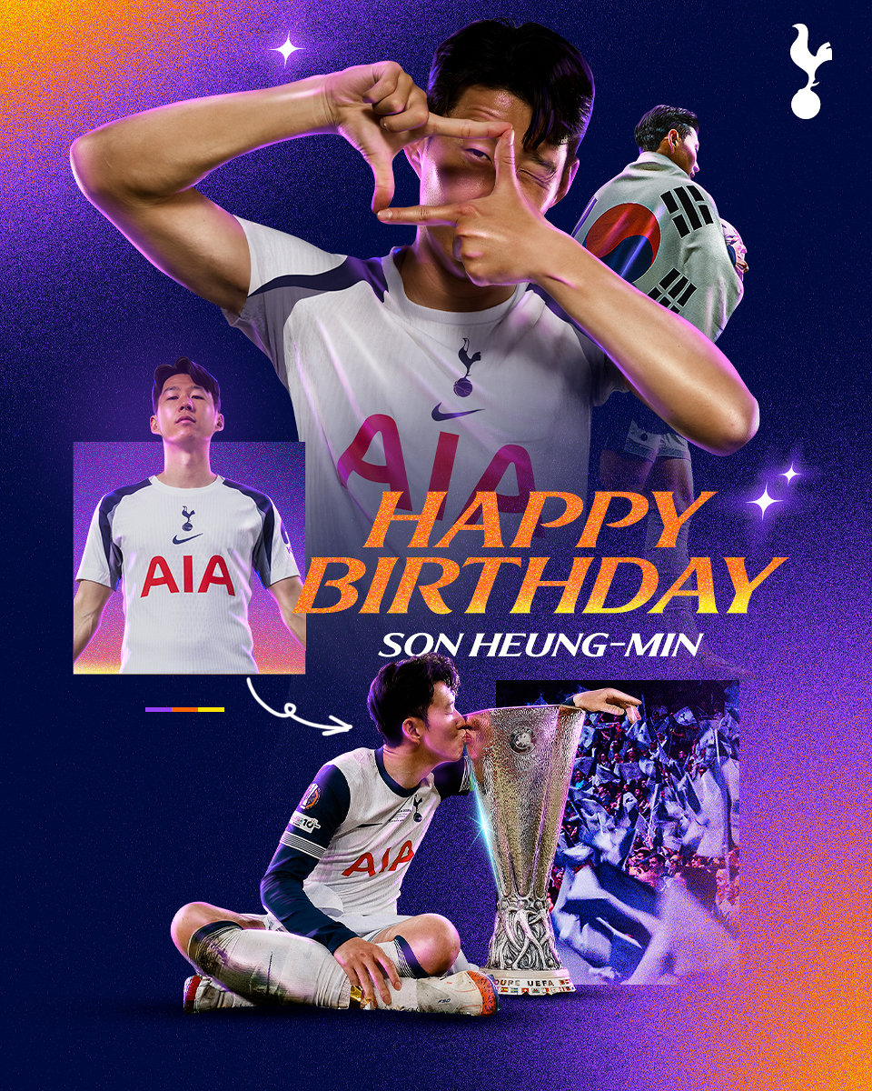 ‘<b>이적설</b> 중 축하’ 토트넘 “레전드 <b>손흥민</b> 생일 축하해”