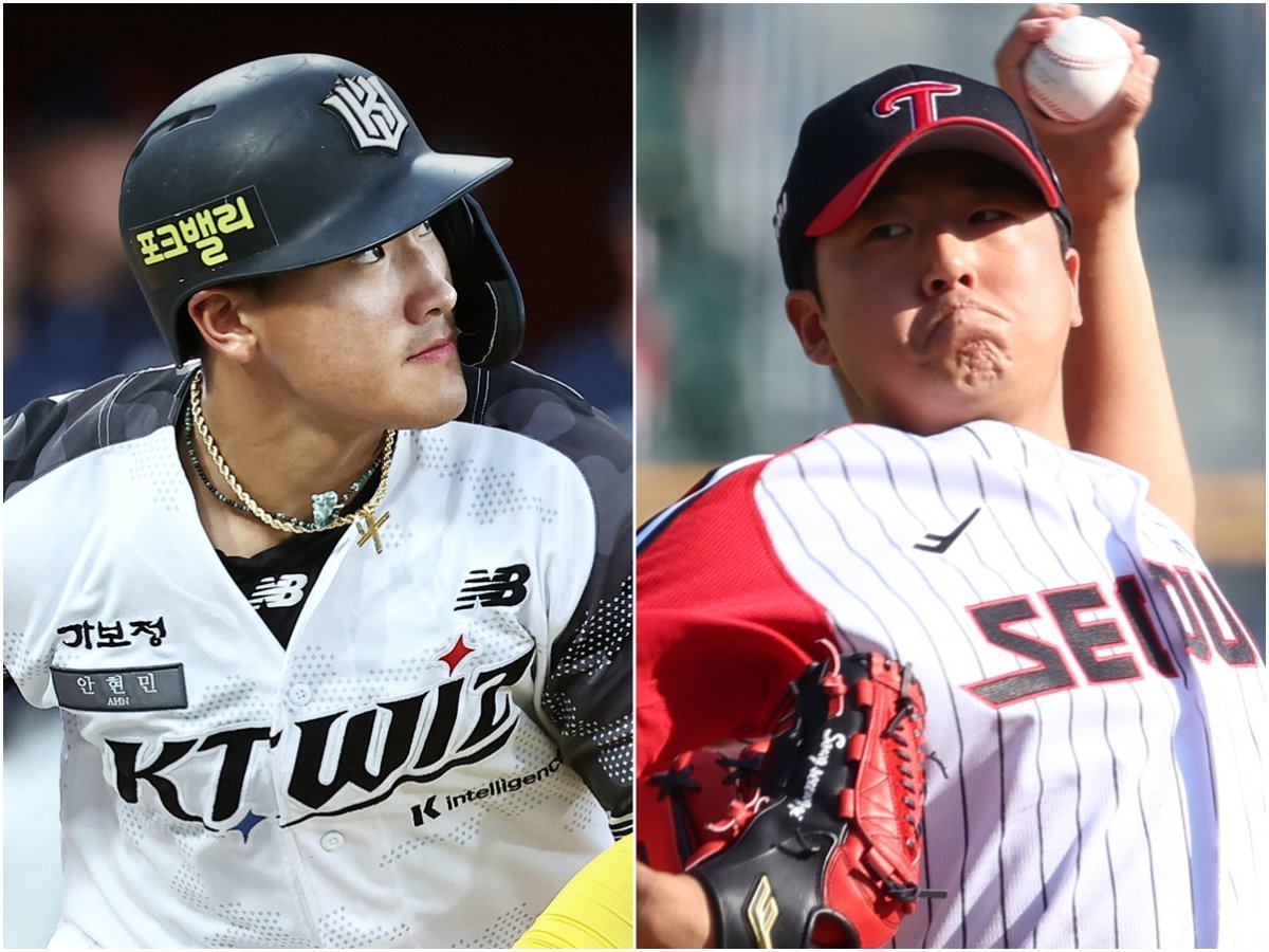 <b>안현민</b> vs 송승기…‘<b>신인왕</b> 강력 후보’ 생애 첫 맞대결, 사령탑들은 ...