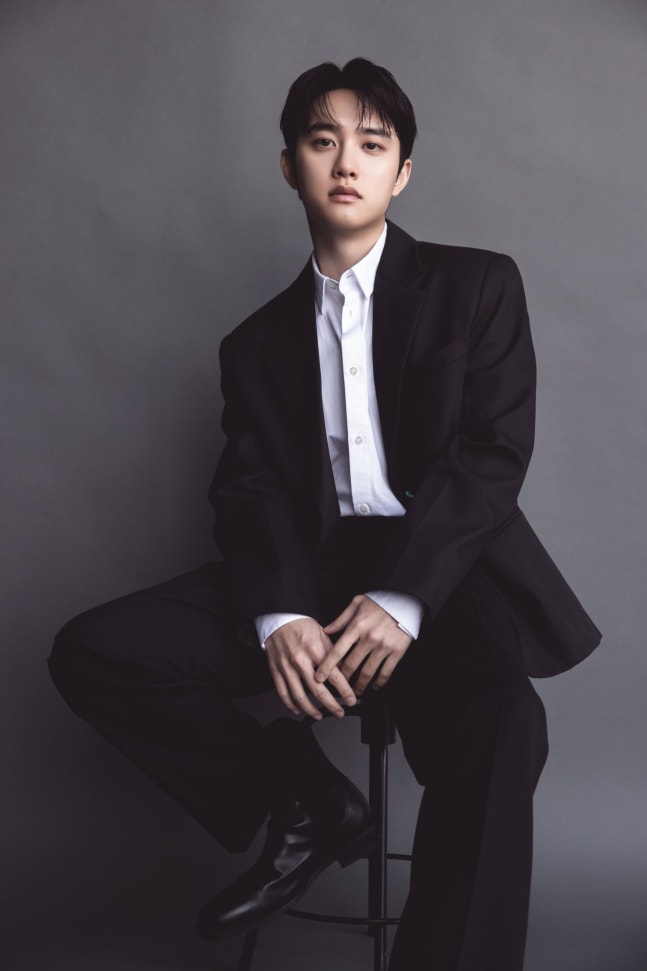 Do Kyungsoo profile photo in black suit