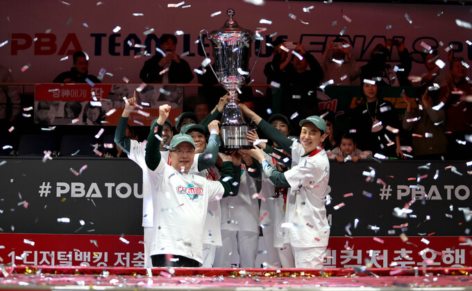 ‘7차전 대혈투’ <b>하나카드</b>, 창단 첫 PBA 팀리그 <b>우승</b>… MVP는 초클루