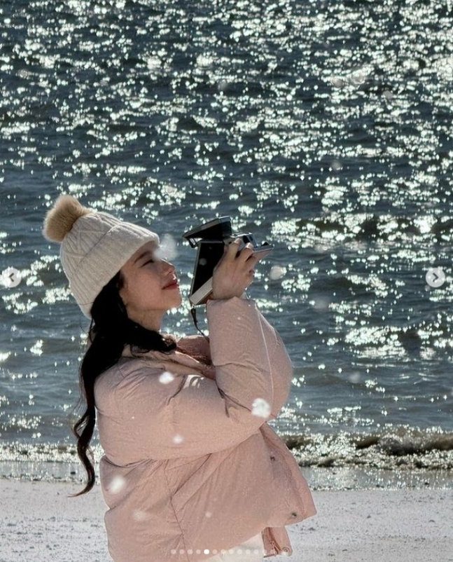 에스파 카리나 ❄️ 눈꽃 미모 인스타 업뎃 
