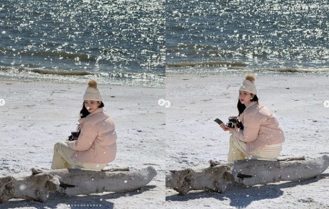 에스파 카리나 ❄️ 눈꽃 미모 인스타 업뎃 