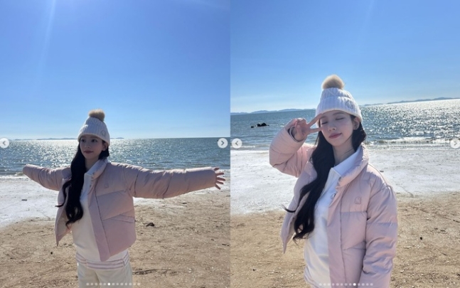 에스파 카리나 ❄️ 눈꽃 미모 인스타 업뎃 
