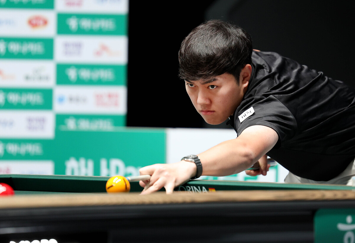 ‘이번엔 <b>승부치기</b>서 이겼다’ <b>김준태</b>, 개막전 아픔 딛고 PBA 데뷔승 신...