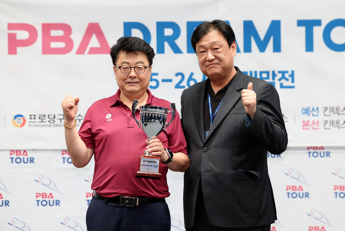 ‘69세 베테랑’ 김무순, 마원희 제압하고 <b>드림투어 개막전</b> 우승