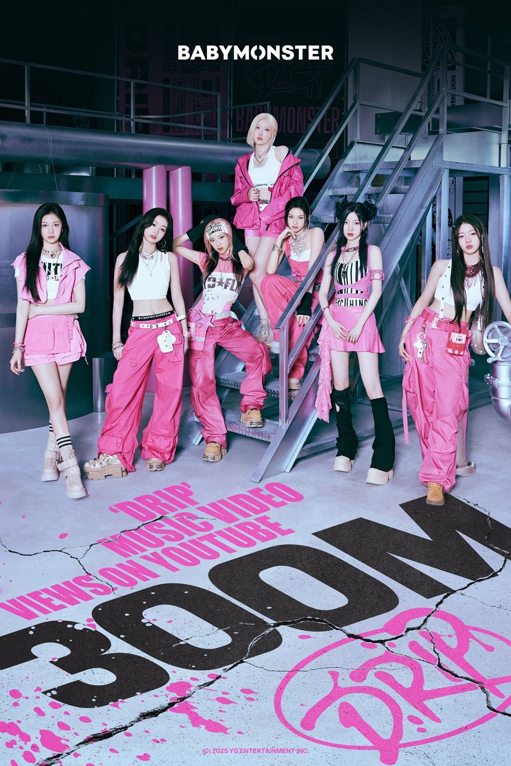 YG LIFE – BABYMONSTER's “DRIP” MV Surpasses 300 Million Views