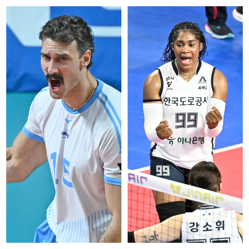 <b>연승</b> 이끈 주축, 라운드를 빛냈다… 러셀·모마 V리그 2R MVP