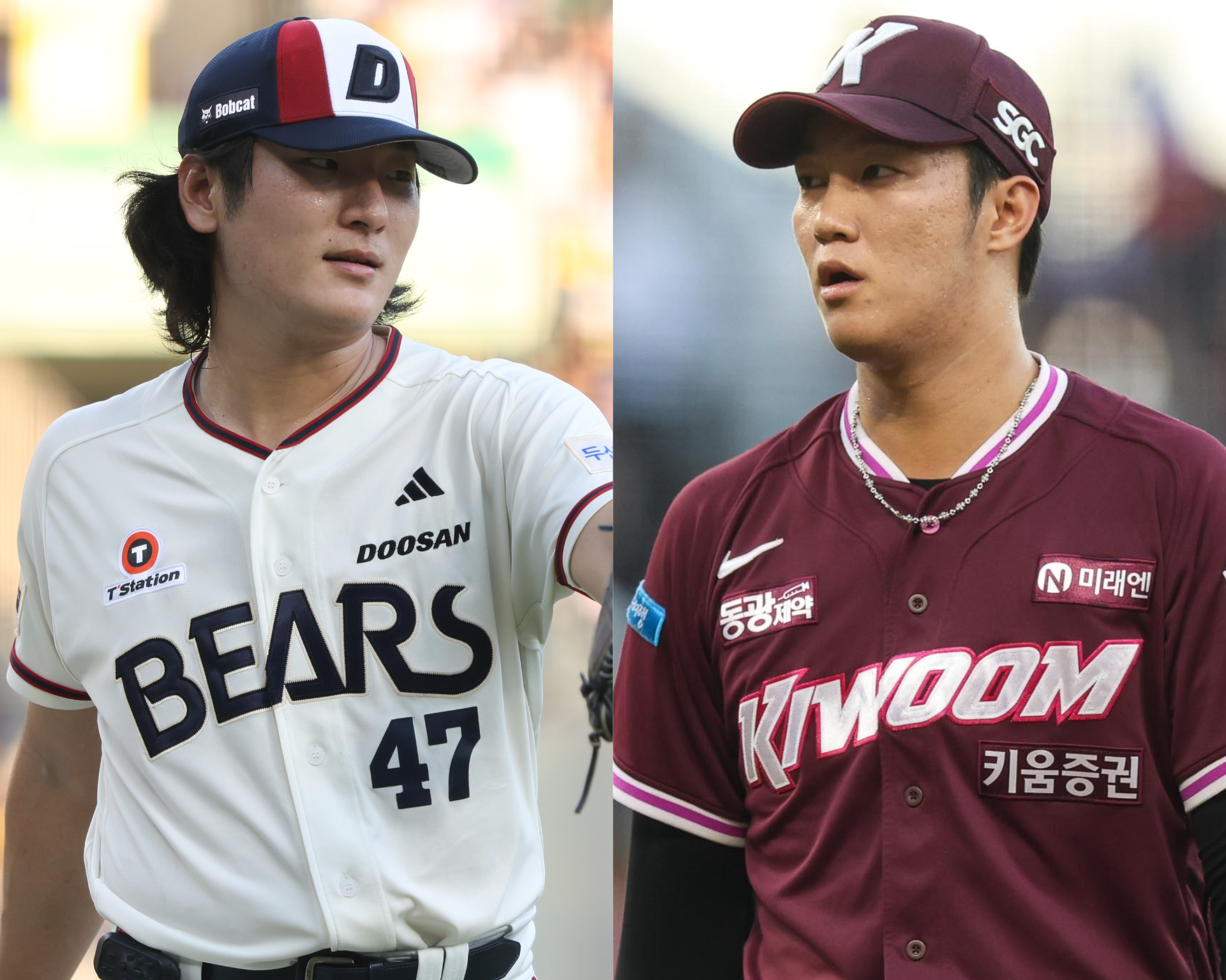 5년 전 5.4 차, 이젠 0.1 역전… 잠실 수놓을 <b>곽빈</b>-<b>안우진</b> ‘광속구...
