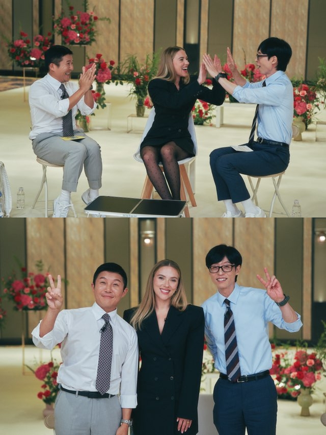 "같이 공룡 영화 찍자"…스칼렛 요한슨, <b>유재석</b>에 깜짝 러브콜 (<b>유퀴즈</b>...