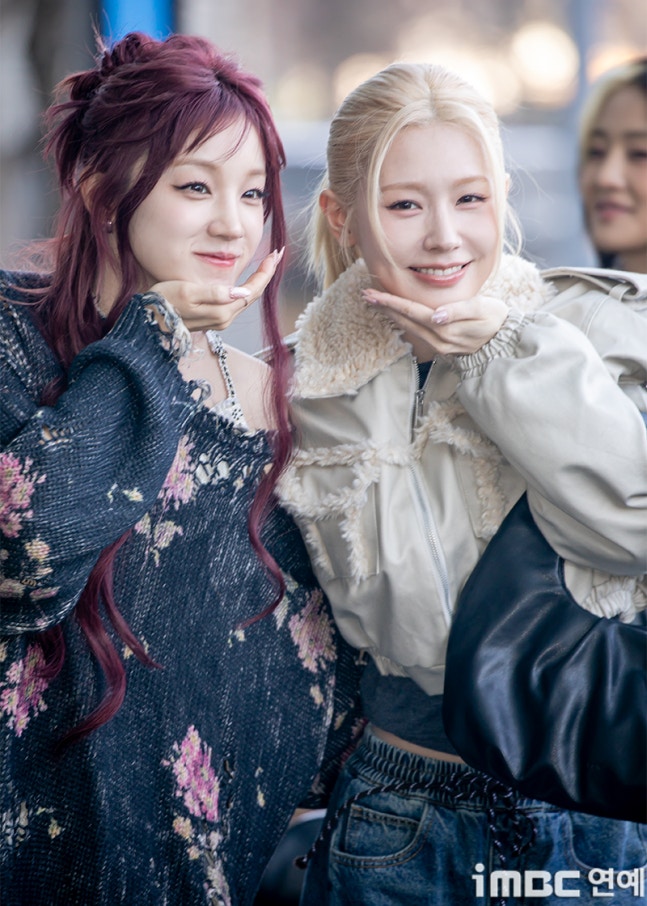 추운 날씨 라디오 출근길에서의 아이들 모습