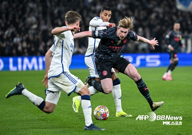 KDB 1골 2도움 <b>맨시티</b>, <b>코펜하겐</b> 3-1로 꺾고 8강행 청신호 [UCL]