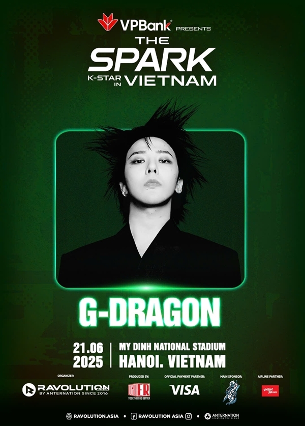 <b>지드래곤</b>, ‘K-STAR SPARK’ 출연...<b>베트남</b> 뒤흔들 대체불가 ‘GD 파워’