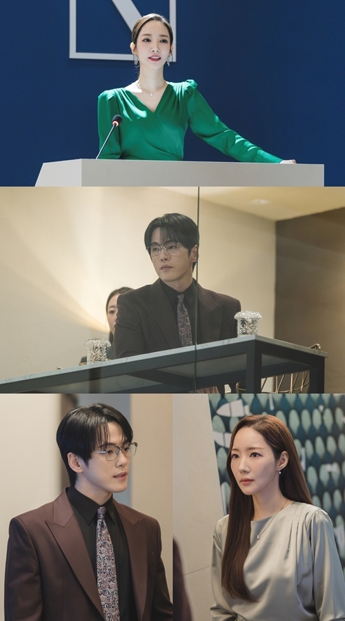 tvN新劇《魔女之吻》朴敏英與金正賢深夜秘密會談引發劇情高潮