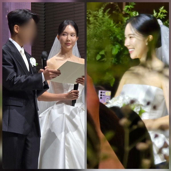 [단독] ‘8월의 신부’ <b>김나희</b>, ‘예비’ 뗐다…사업가와 나란히 성혼...
