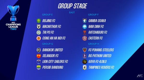 2025-26시즌 ACL <b>리그</b> 스테이지 조추첨 완료...ACL2 포항 H조 배정