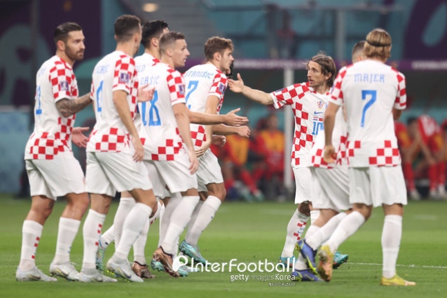 “奥西奇进球”克罗地亚vs摩洛哥2-1（上半场结束）
