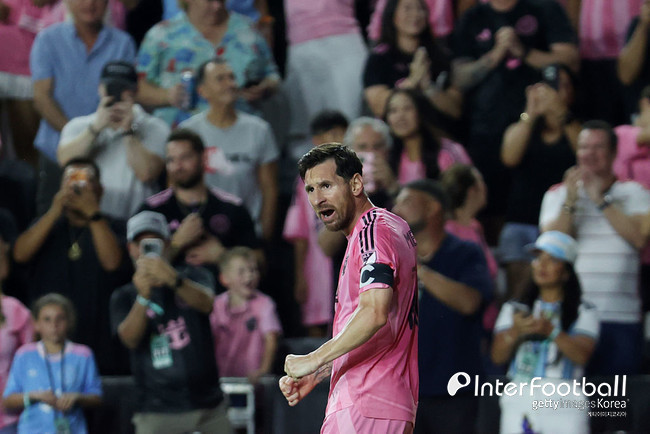 [MLS STAR] '내가 GOAT다' <b>메시</b> '축구의 신'다웠다...'2골 1<b>도움</b>'+평점 9....
