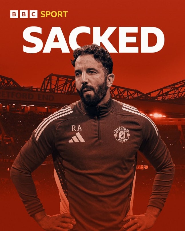 아모림 저격인가…경질되자마자 포백 전환→"맨유를 상징하는 방식, 선수들에게도 잘 맞았어"