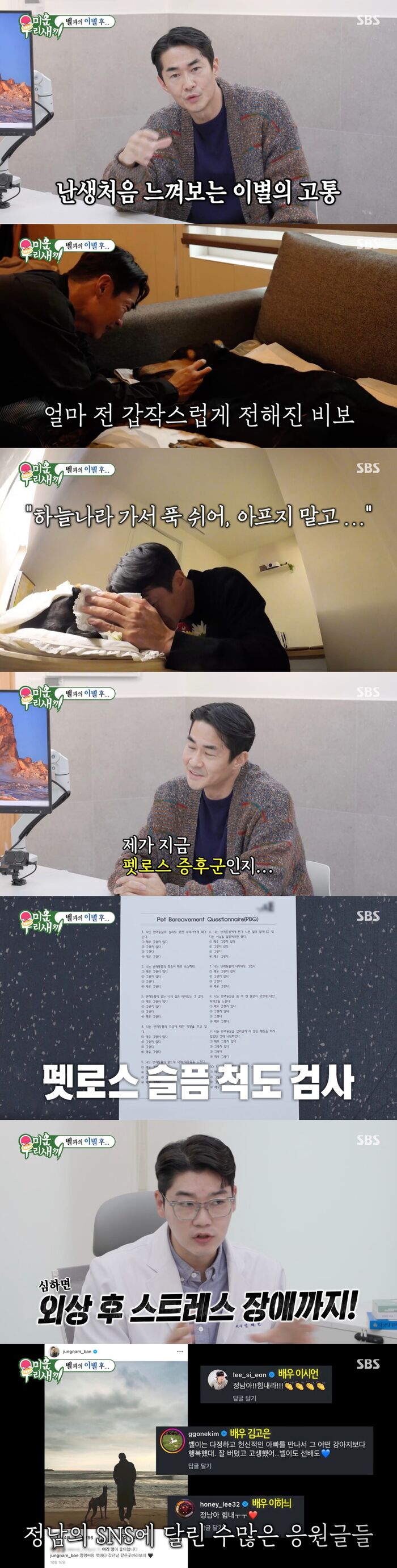 [스브스夜] '미우새' 배정남, "살다가 이 이상의 고통은 없을 것"···반...