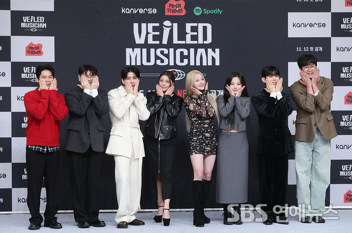 [E포토] SBS 스튜디오 프리즘 새 오디션 예능 '<b>베일드 뮤지션</b>'
