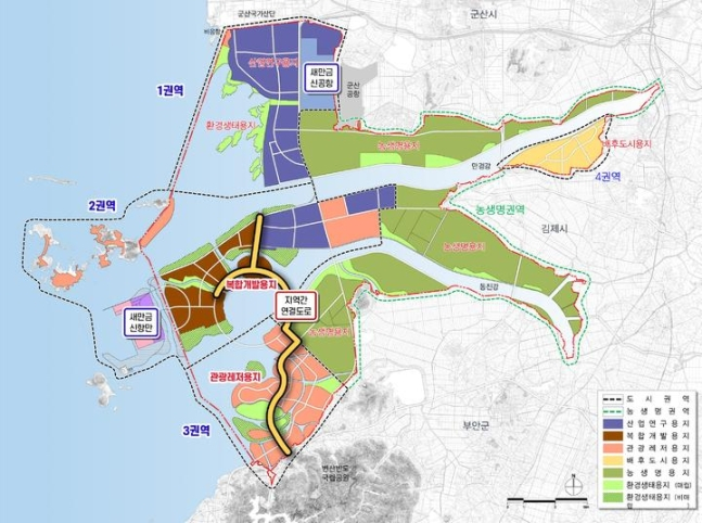 일자리 1만명·관광 37만명 '새만금 연결도로 건설' 올 하반기 발주