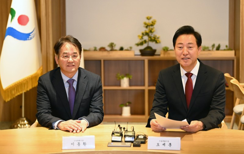 고양시도 서울 편입?… <b>오세훈</b>, <b>이동환</b> 시장 만나 "통합연구 필요"