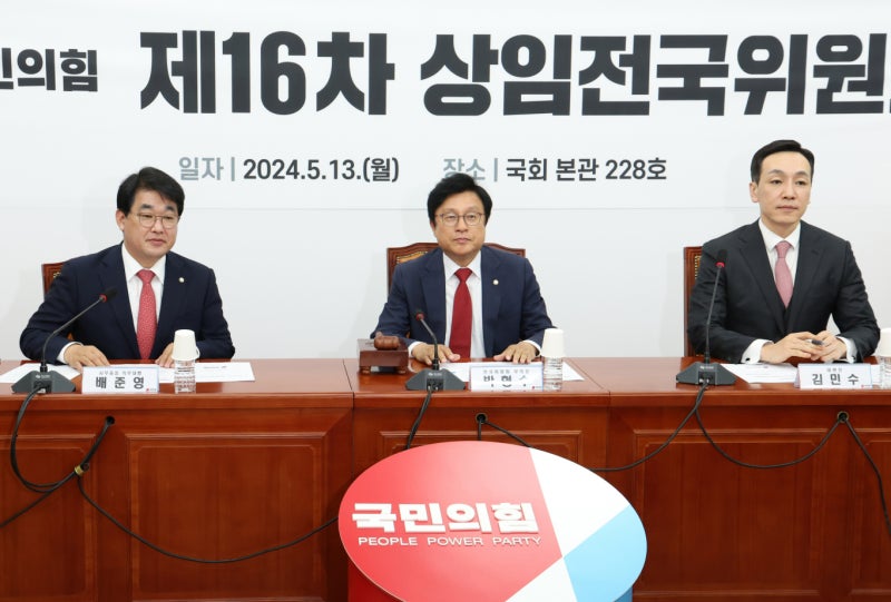 국민의힘, 상임전국위서 '<b>황우여 비대위</b>' 임명안 의결